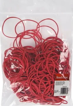Memoris Precious Toimistotarvikkeet>Kuminauha Punainen 38Mm 100G