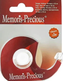 Memoris Precious Toimistotarvikkeet>Teippi Kirkas 18Mm X 33M
