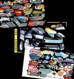 Monster Cars Askartelutarvikkeet<Taskuvarityskirja