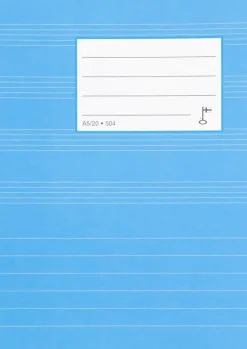 Paperipiste Paperitarvikkeet>Musiikkivihko 504 A5/20