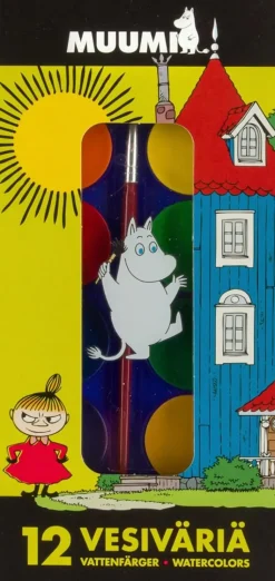 Muumi Toimistotarvikkeet>Vesivarit 12Kpl