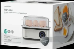 Nedis Kypsentäminen<Munankeitin 8 Munan Mittakuppi Alumiini Musta