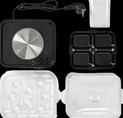 Nedis Kypsentäminen<Munankeitin 8 Munan Mittakuppi Alumiini Musta