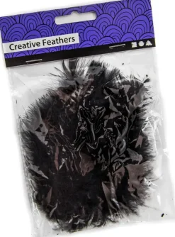 Nellen Askartelutarvikkeet>Hoyhenet Musta 15Kpl