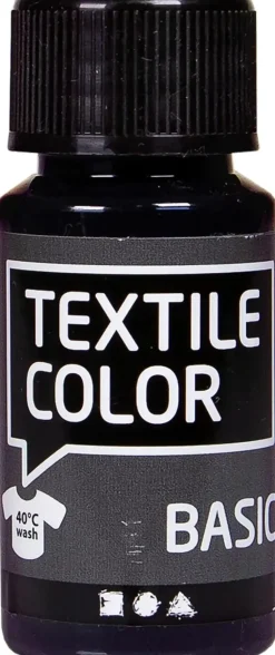 Nellen Askartelutarvikkeet<Kangasvari 50Ml Musta