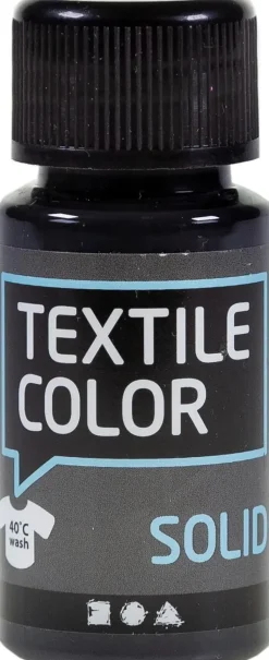 Nellen Askartelutarvikkeet<Kangasvari Peittava 50Ml Musta