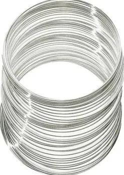 Nellen Askartelutarvikkeet<Kieppivaijeri 0,8Mm N. 11,5M Hopea