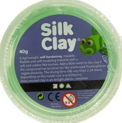 Nellen Askartelutarvikkeet>Silkkimassa 40G Vaaleanvihrea