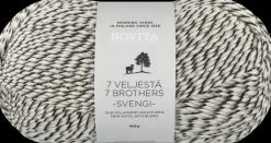 Novita Käsityötarvikkeet>Lanka 7 Veljesta Svengi 100G Lakritsi 8121