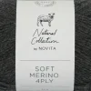 Novita Käsityötarvikkeet>Lanka Soft Merino 4Ply 50 G Grafiitti 044