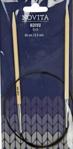 Novita Käsityötarvikkeet>Pyoropuikko Koivu 60Cm - 5Mm