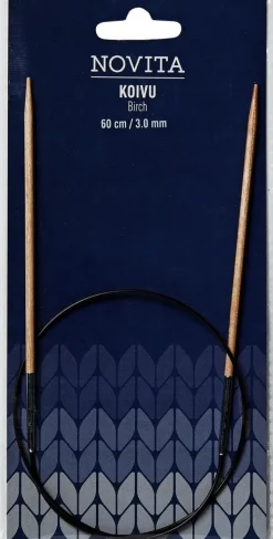 Novita Käsityötarvikkeet>Pyoropuikko Koivu 60Cm - 3Mm