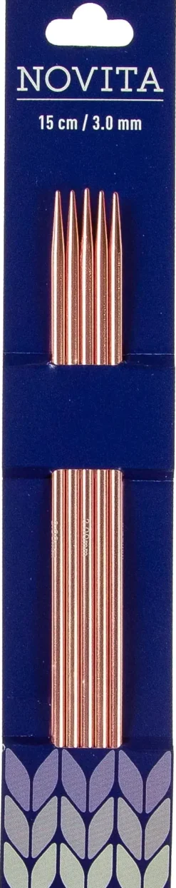 Novita Käsityötarvikkeet>Sukkapuikot 15Cm - 3 Mm V.Punainen