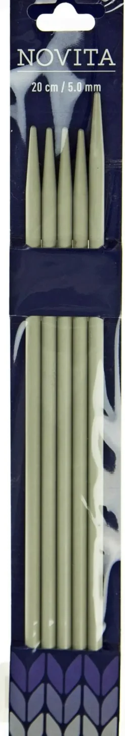 Novita Käsityötarvikkeet>Sukkapuikot 20Cm - 5 Mm Harmaa
