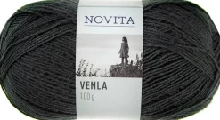 Novita Käsityötarvikkeet>Venla 100G 499 Hiili