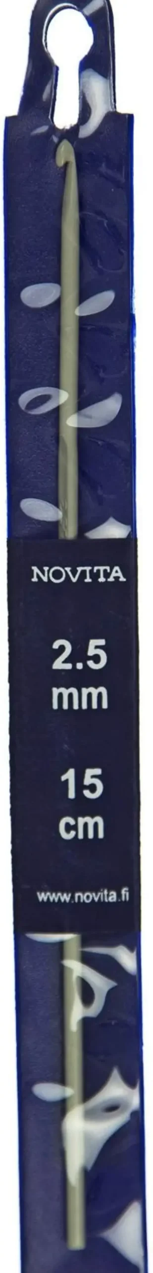 Novita Käsityötarvikkeet>Virkkuukoukku 15 Cm 2,5 Mm