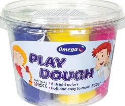 Omega Askartelutarvikkeet<Muovailuvaha Sanko 5 X 70 Gr, Perusvarit