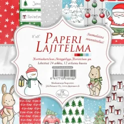 J.K. Primeco Askartelutarvikkeet<Paperilaj. Jouluhahmot 8X8