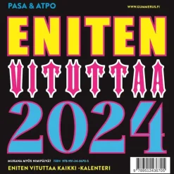 Gummerus Kalenterit>Pasa, Atpo, Eniten Vituttaa 2024 -Kalenteri
