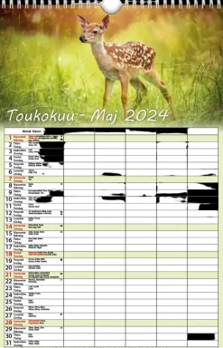 Aikataos Kalenterit>Perhekalenteri 2024