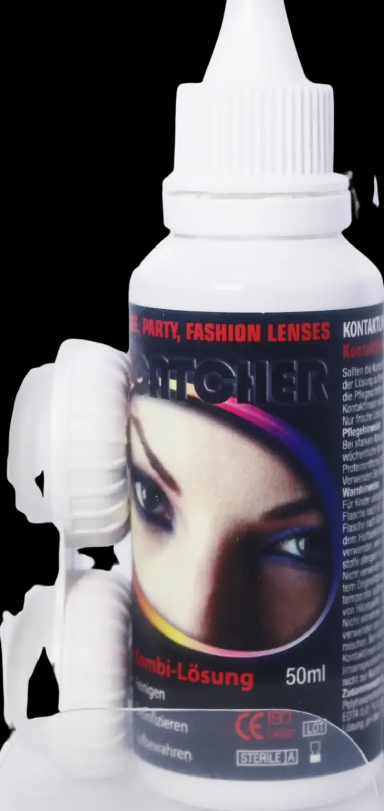 Ei merkkiä Sesonkijuhlatarvikkeet>Piilolinssineste 50 Ml Ja Kotelo