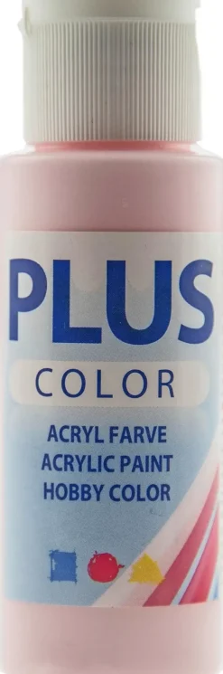 Plus Color Askartelutarvikkeet>Askartelumaali 60 Ml Vaaleanpunainen