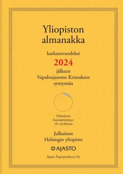 Ajasto Kalenterit>Poytakalenteri Yliopiston Almanakka A4