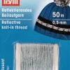 Prym Käsityötarvikkeet>Heijastava Lanka Neuleisiin 0,5Mm 50M