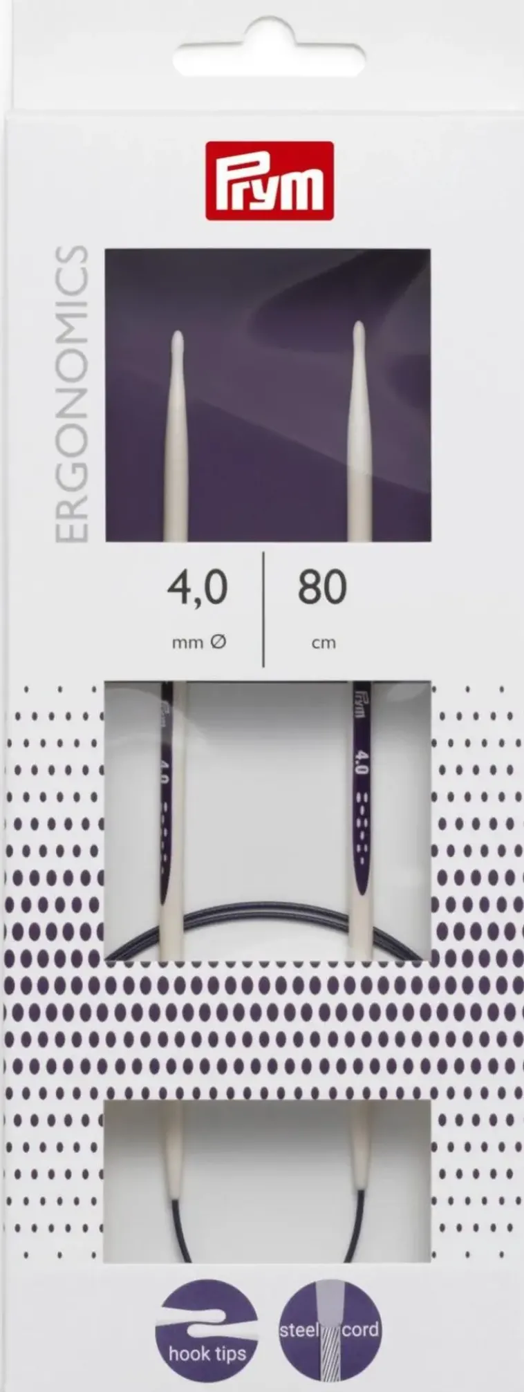 Prym Käsityötarvikkeet>Pyoropuikko Ergo 80Cm - 4 Mm