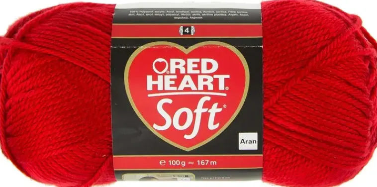 Red Heart Käsityötarvikkeet>Prym Neulelanka Soft Akryyli 100G Punainen