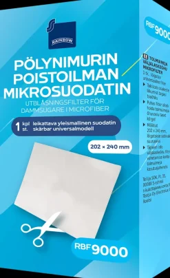 Rainbow Imurit Ja Tarvikkeet<Polynimurin Poistoilman Mikrosuodatin Rbf9000 Leikattava
