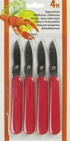 Ei merkkiä Aterimet Ja Ottimet>Rapuveitset 4 Kpl