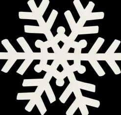 NNX Sesonkijuhlatarvikkeet>Roikkuva Lumitahti 38,5 Cm