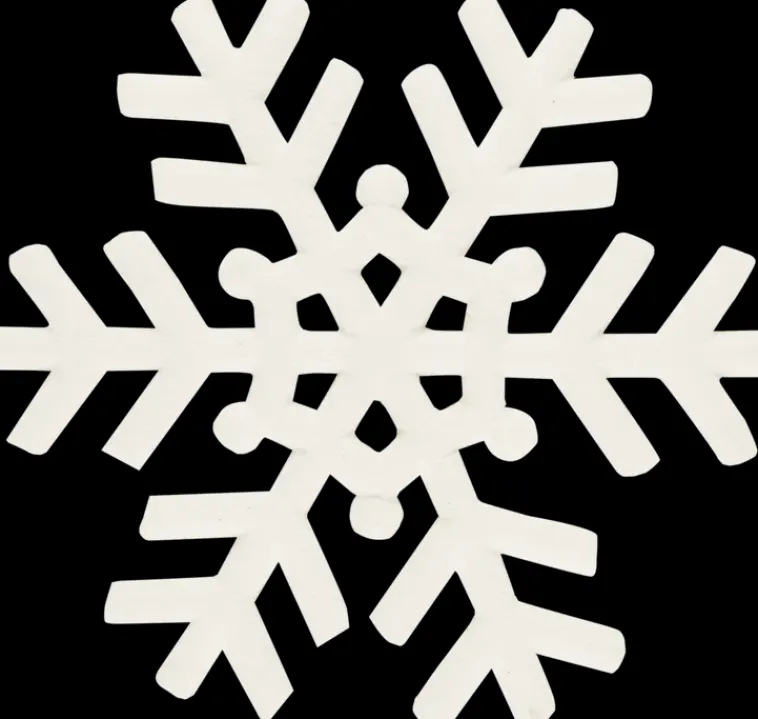 NNX Sesonkijuhlatarvikkeet>Roikkuva Lumitahti 38,5 Cm