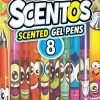 Scentos Toimistotarvikkeet>Tuoksuvat Geelikynat 8 Kpl/Pkt