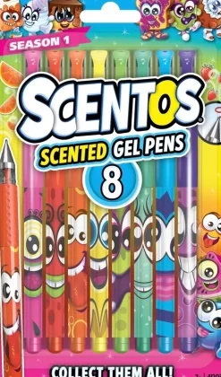 Scentos Toimistotarvikkeet>Tuoksuvat Geelikynat 8 Kpl/Pkt