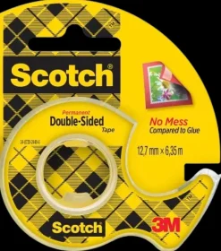 3M Toimistotarvikkeet>Scotch® Kaksipuolinen Teippi 136D Uk-Noeu, 12,7 Mm X 6,3 M
