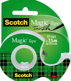3M Toimistotarvikkeet>Scotch Magic -Teippi, 1 Rla 19 Mm X 7.5 M + 1 Minikatkaisija