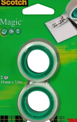 3M Toimistotarvikkeet>Scotch Magic- Teippi, Tayttopakkaus, 2 Rullaa, 19 Mm X 7,5 M