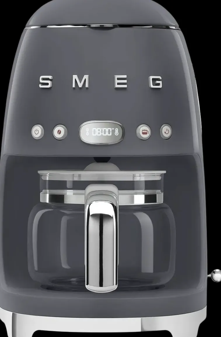 Smeg Kahvi Ja Tee<Kahvinkeitin Dcf02Greu 1,4 Litraa, Harmaa