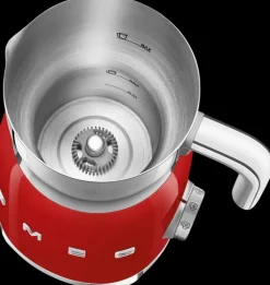 Smeg Ruoanvalmistuskoneet<Maidonvaahdotin Punainen Mff01Rdeu