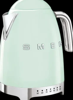 Smeg Kahvi Ja Tee<Mintunvihrea Vedenkeitin Lampotilansaadolla Klf04Pgeu