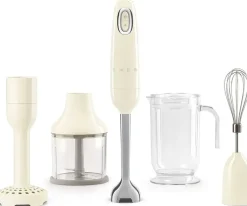 Smeg Ruoanvalmistuskoneet<Sauvasekoitinsetti, Kermanvalkoinen