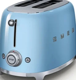 Smeg Kypsentäminen<Tsf01Pbeu 2-Viipaleen Leivanpaahdin Pastellinsininen