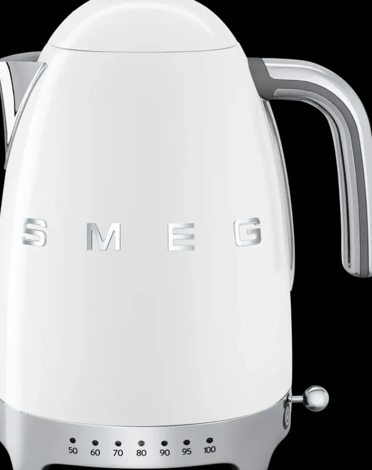 Smeg Kahvi Ja Tee<Valkoinen Vedenkeitin Lampotilansaadolla Klf04Wheu