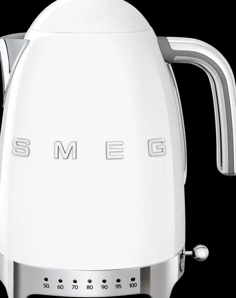 Smeg Kahvi Ja Tee<Valkoinen Vedenkeitin Lampotilansaadolla Klf04Wheu