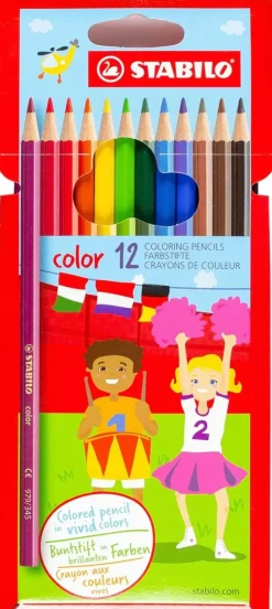 STABILO Toimistotarvikkeet>Color 1912/77-11 12 Kpl Varikynat Pitka
