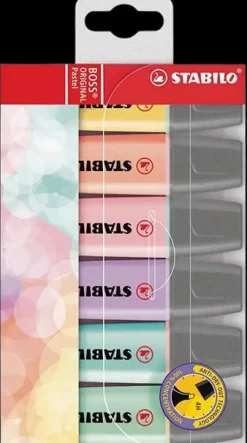 STABILO Toimistotarvikkeet>Korostuskyna Boss Pastellilajitelma 6 Varia