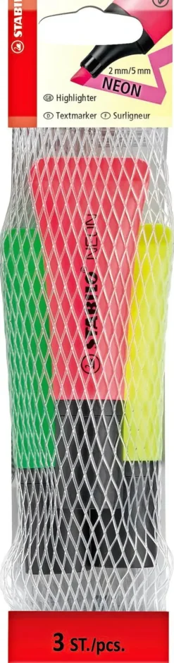 STABILO Toimistotarvikkeet>Korostuskynapakkaus Neon 3 Varia