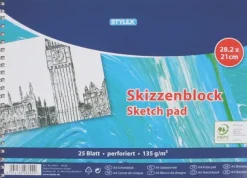 Stylex Askartelutarvikkeet<Luonnoslehtio A4 135G